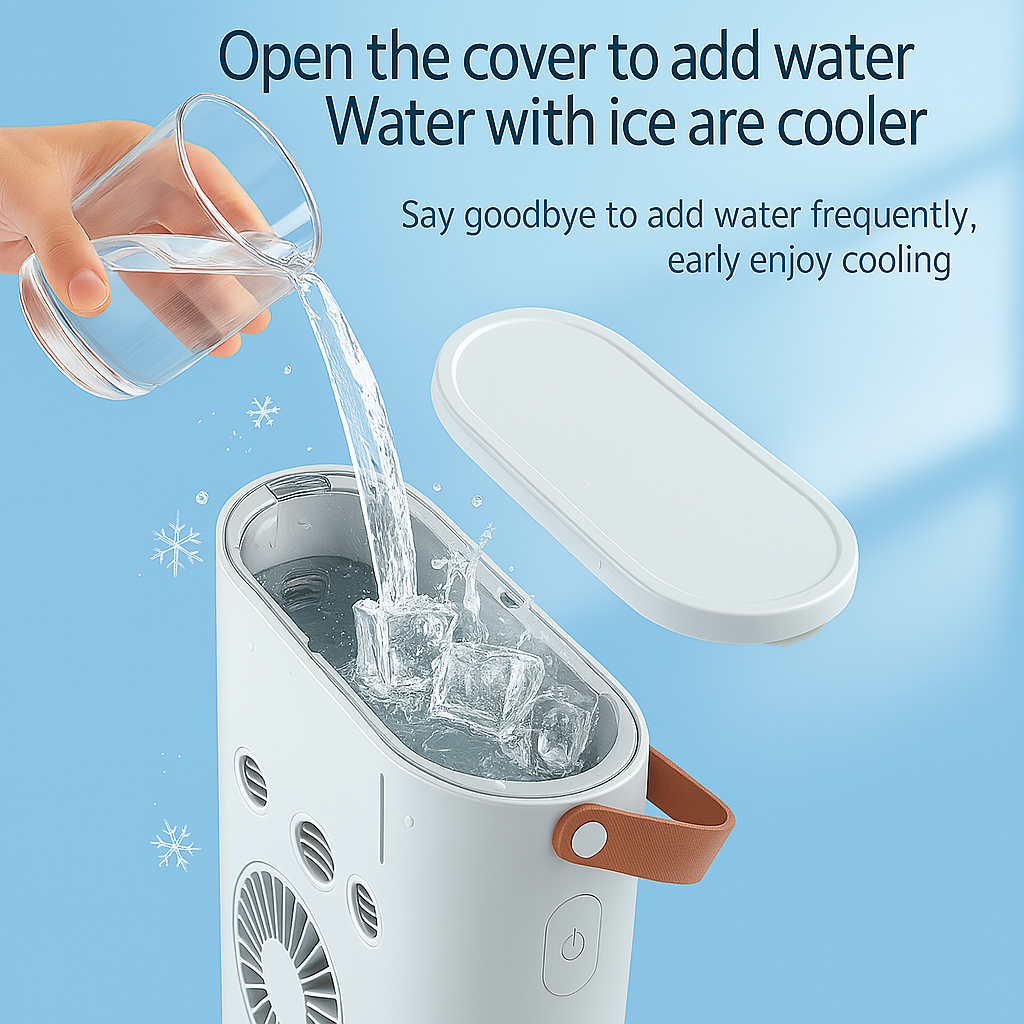 Large USB Fan With Mist Water Spray Cooler + 25% Off